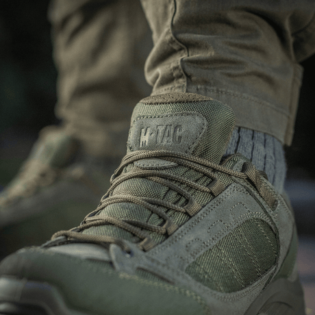 Tactical Sneakers Demi-Season – Let og komfortabel, M-Tac sko med naturlæder og Cordura, velegnet til trekking og outdoor-aktiviteter.
