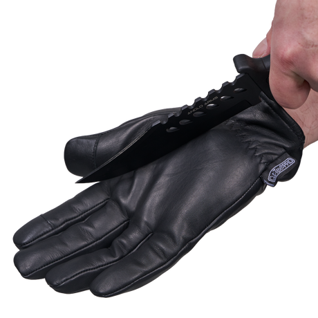 EA V.I.P snitsikre handsker set indeni med en kniv for at indikere snitsikkerhed